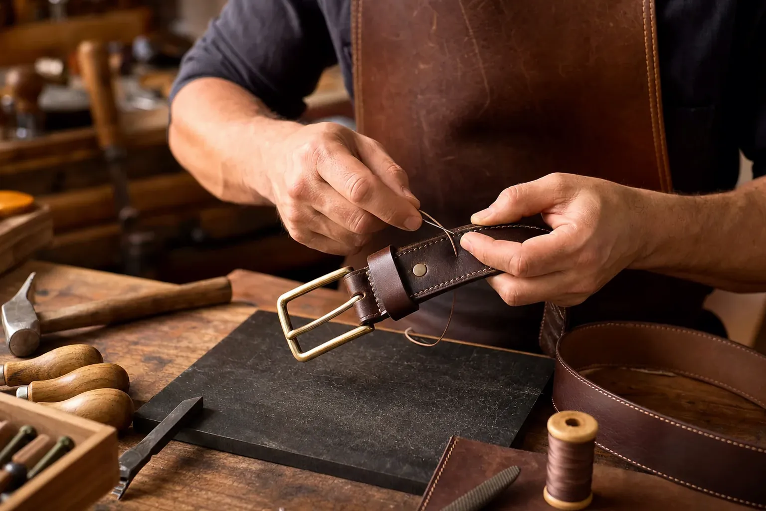 Conserto de cintos de couro em Magé